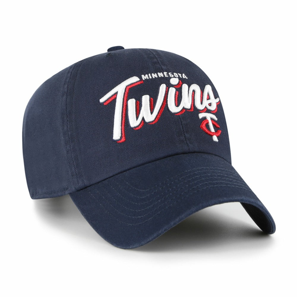 Navy Minnesota Twins '47 Women's Ariana Clean Up Adjustable Hat