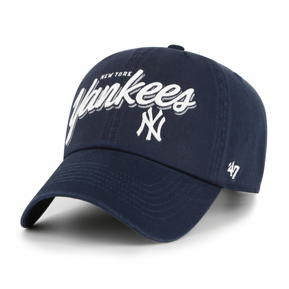 Navy New York Yankees '47 Women's Ariana Clean Up Adjustable Hat