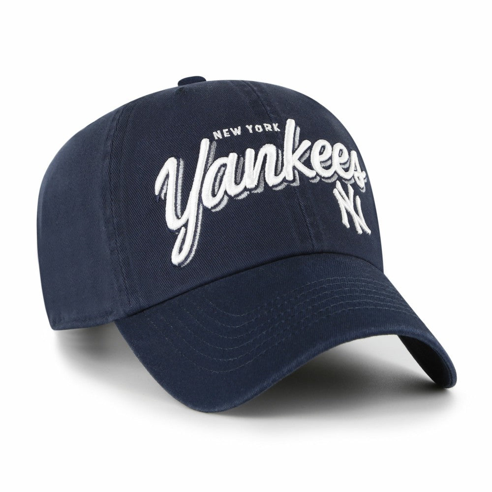 Navy New York Yankees '47 Women's Ariana Clean Up Adjustable Hat
