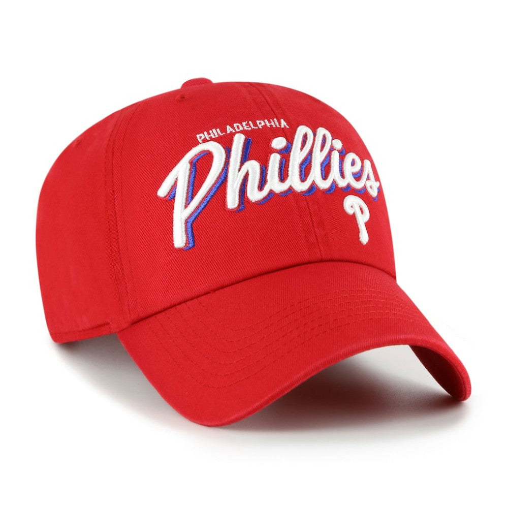 Red Philadelphia Phillies '47 Women's Ariana Clean Up Adjustable Hat