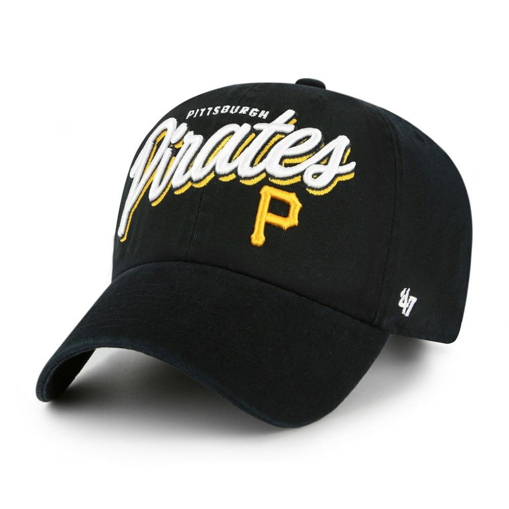 Black Pittsburgh Pirates '47 Women's Ariana Clean Up Adjustable Hat