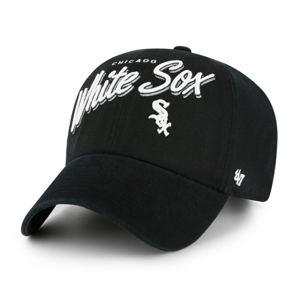Black Chicago White Sox '47 Women's Ariana Clean Up Adjustable Hat