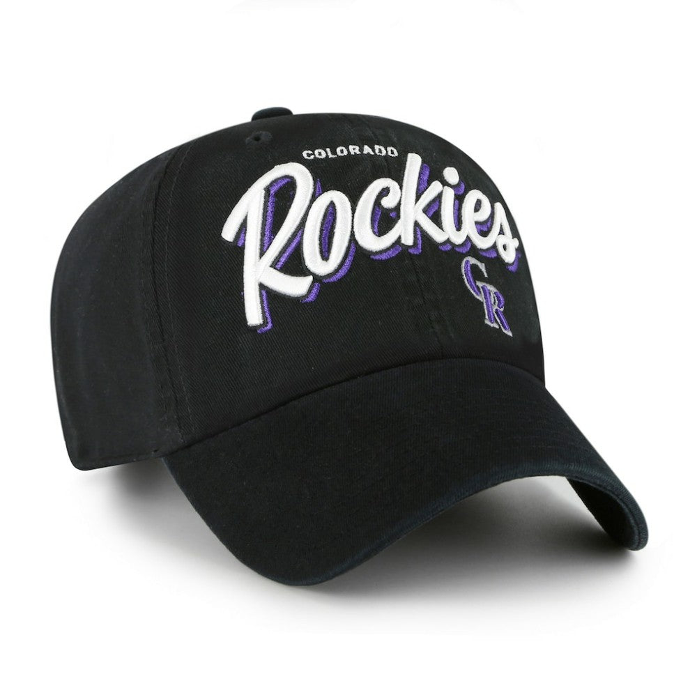 Black Colorado Rockies '47 Women's Ariana Clean Up Adjustable Hat