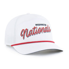 White Washington Nationals '47 Brrr Fairway Hitch Adjustable Hat
