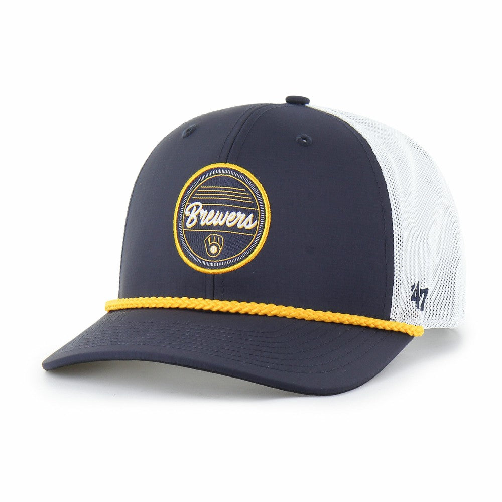 Navy/White Milwaukee Brewers '47 Fairway Trucker Adjustable Hat