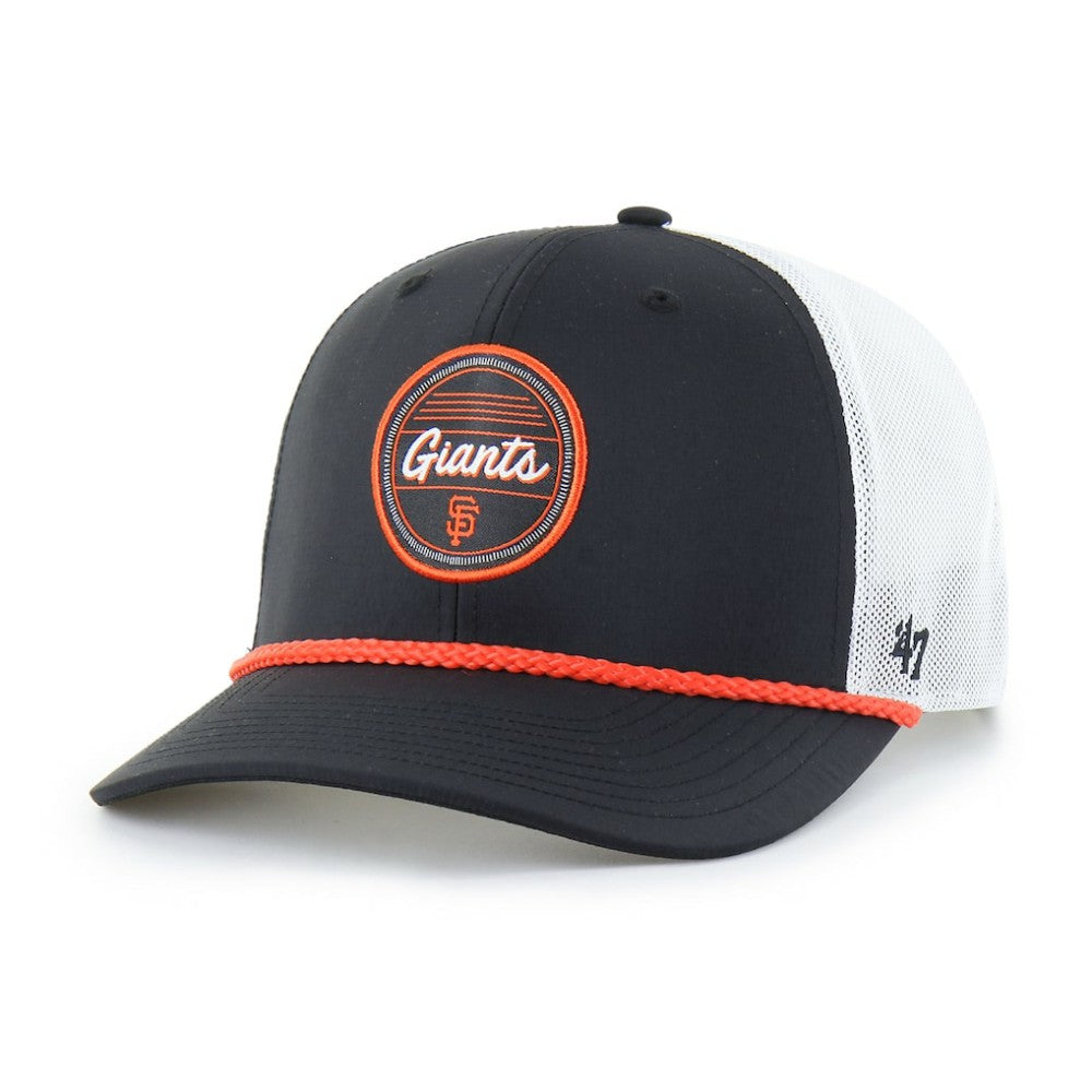 Black/White San Francisco Giants '47 Fairway Trucker Adjustable Hat