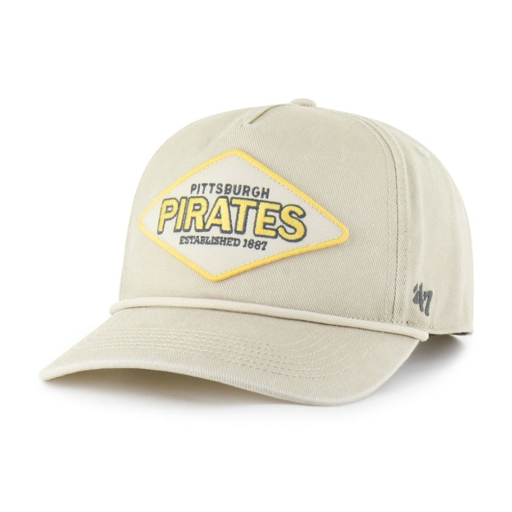 Khaki Pittsburgh Pirates '47 Cairn Hitch Adjustable Hat