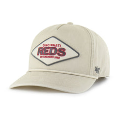 Khaki Cincinnati Reds '47 Cairn Hitch Adjustable Hat