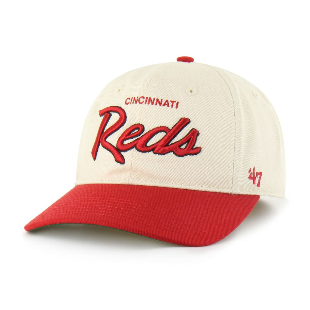 Natural Cincinnati Reds '47 Crosstown Franchise Fitted Hat