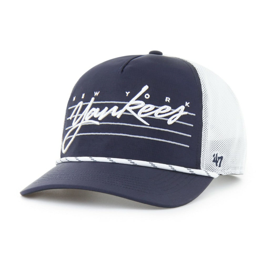 Navy New York Yankees '47 Brrr Downburst Mesh Hitch Adjustable Hat
