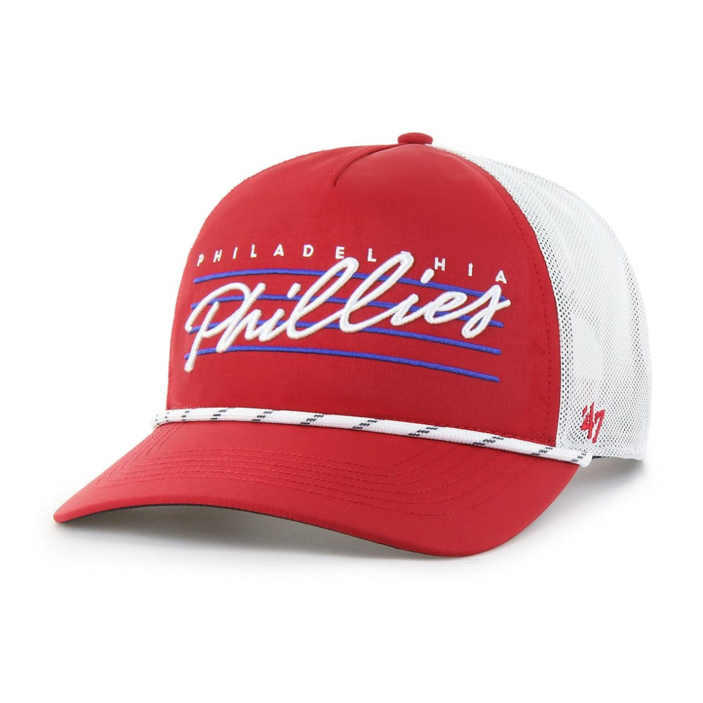 Red Philadelphia Phillies '47 Brrr Downburst Mesh Hitch Adjustable Hat