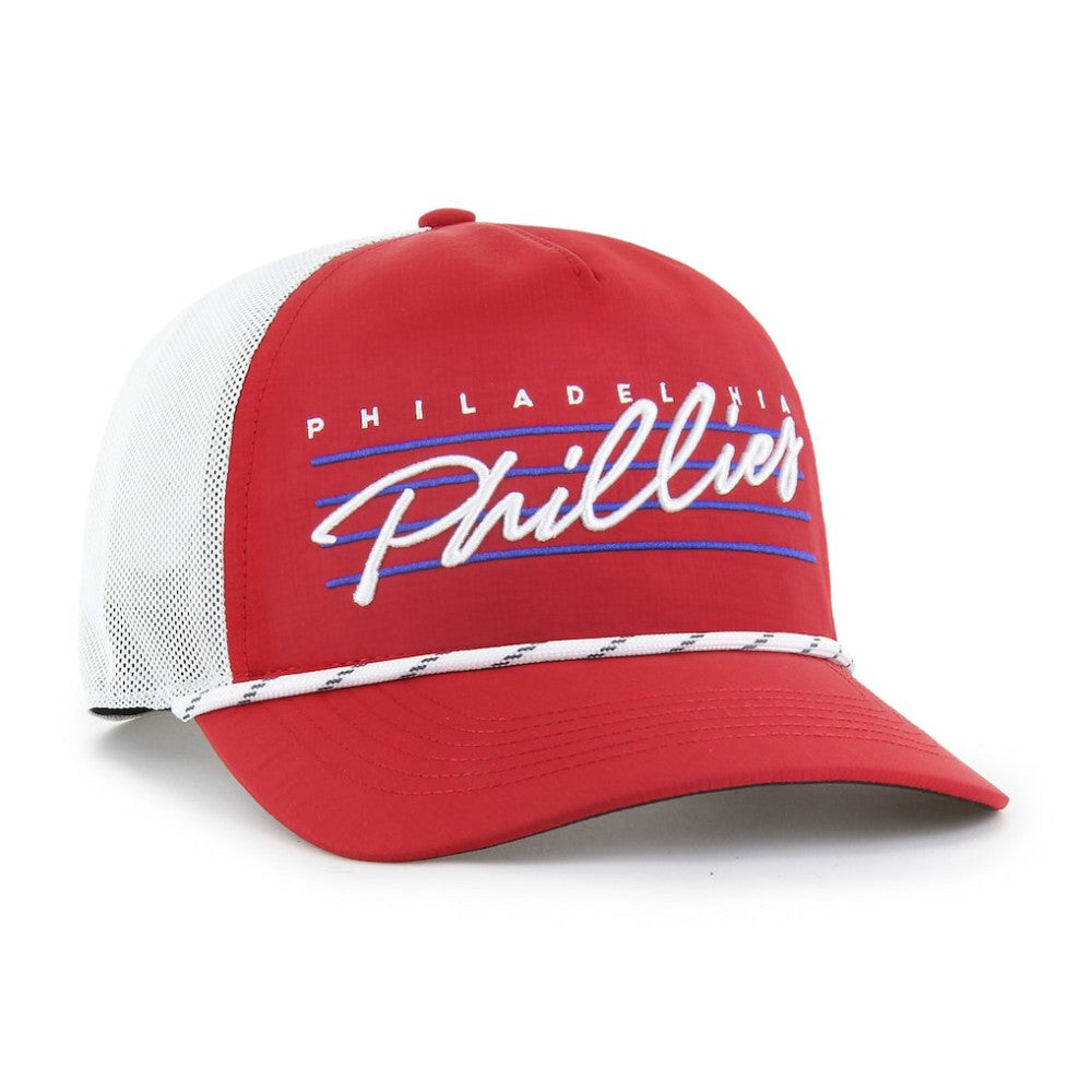 Red Philadelphia Phillies '47 Brrr Downburst Mesh Hitch Adjustable Hat