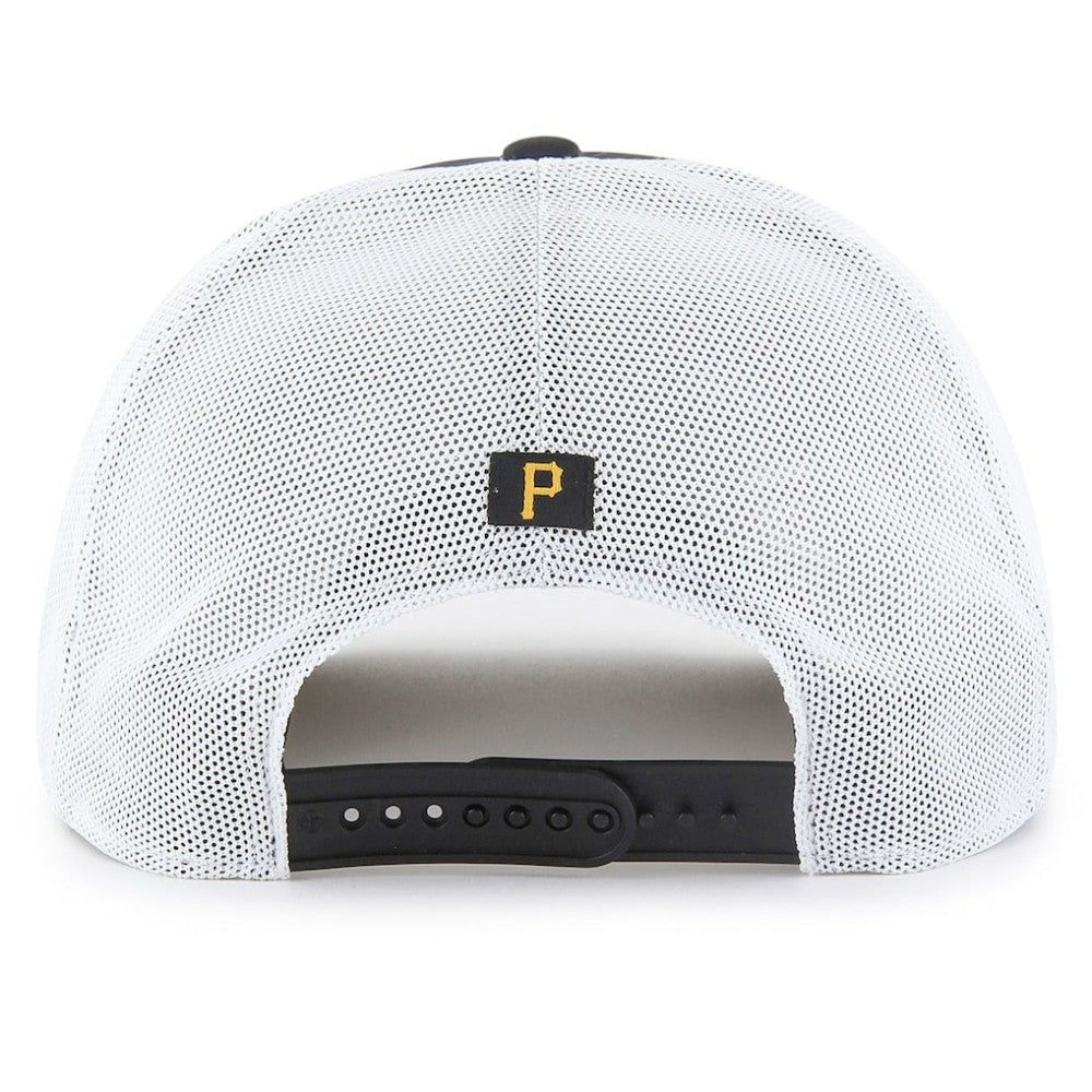 Black Pittsburgh Pirates '47 Brrr Downburst Mesh Hitch Adjustable Hat