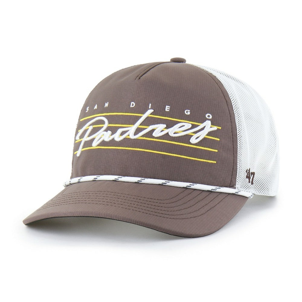 Brown San Diego Padres '47 Brrr Downburst Mesh Hitch Adjustable Hat