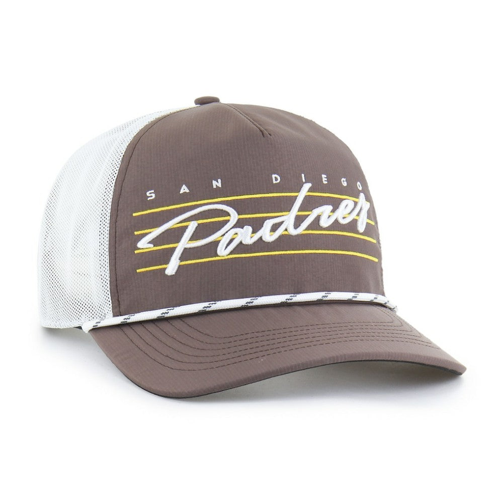 Brown San Diego Padres '47 Brrr Downburst Mesh Hitch Adjustable Hat