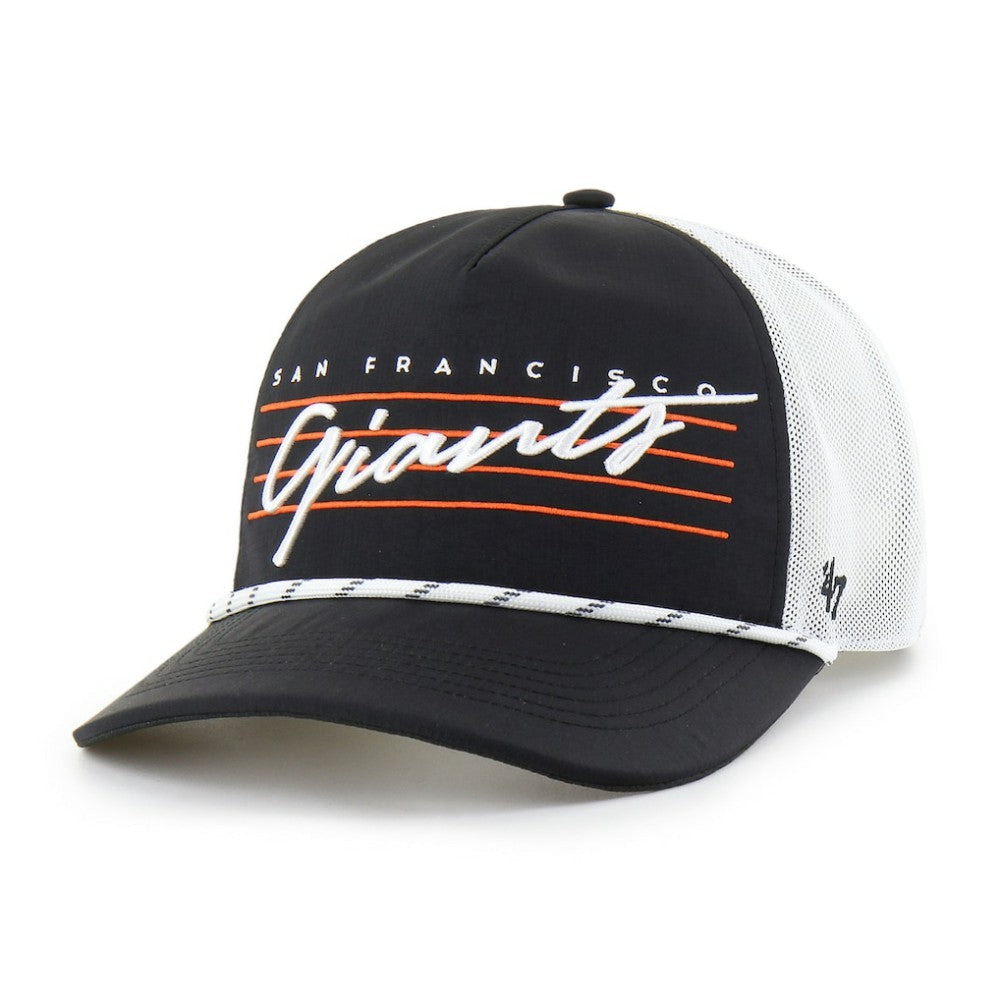 Black San Francisco Giants '47 Brrr Downburst Mesh Hitch Adjustable Hat