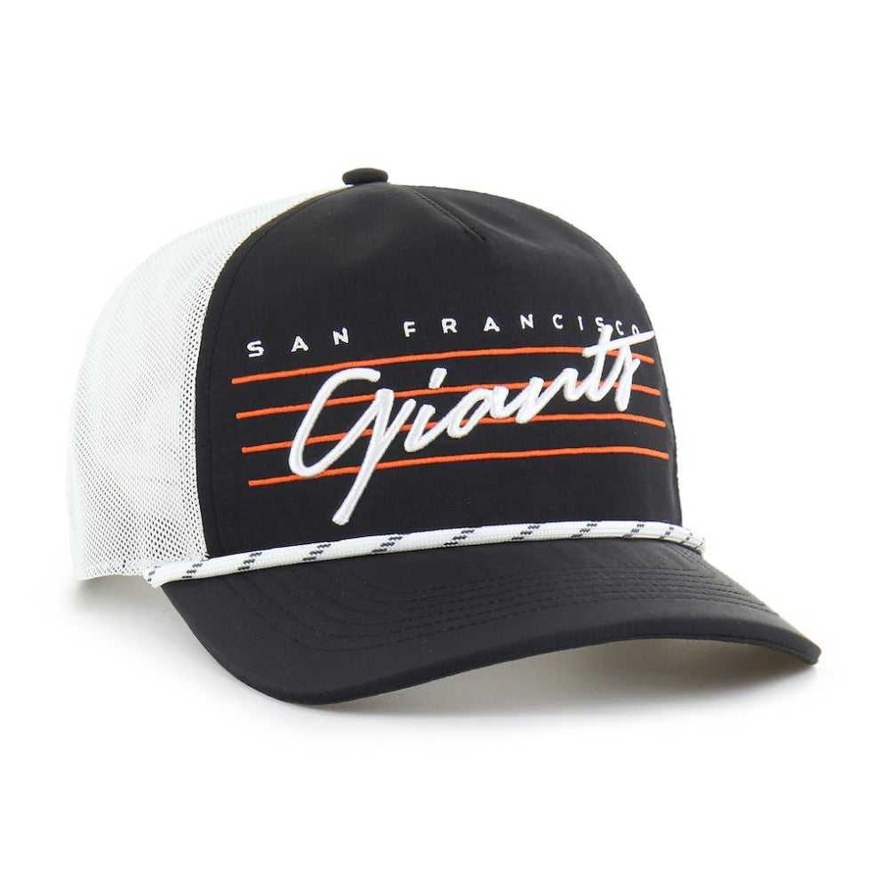 Black San Francisco Giants '47 Brrr Downburst Mesh Hitch Adjustable Hat