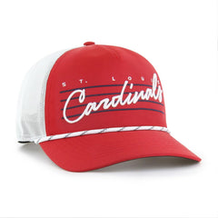 Red St. Louis Cardinals '47 Brrr Downburst Mesh Hitch Adjustable Hat