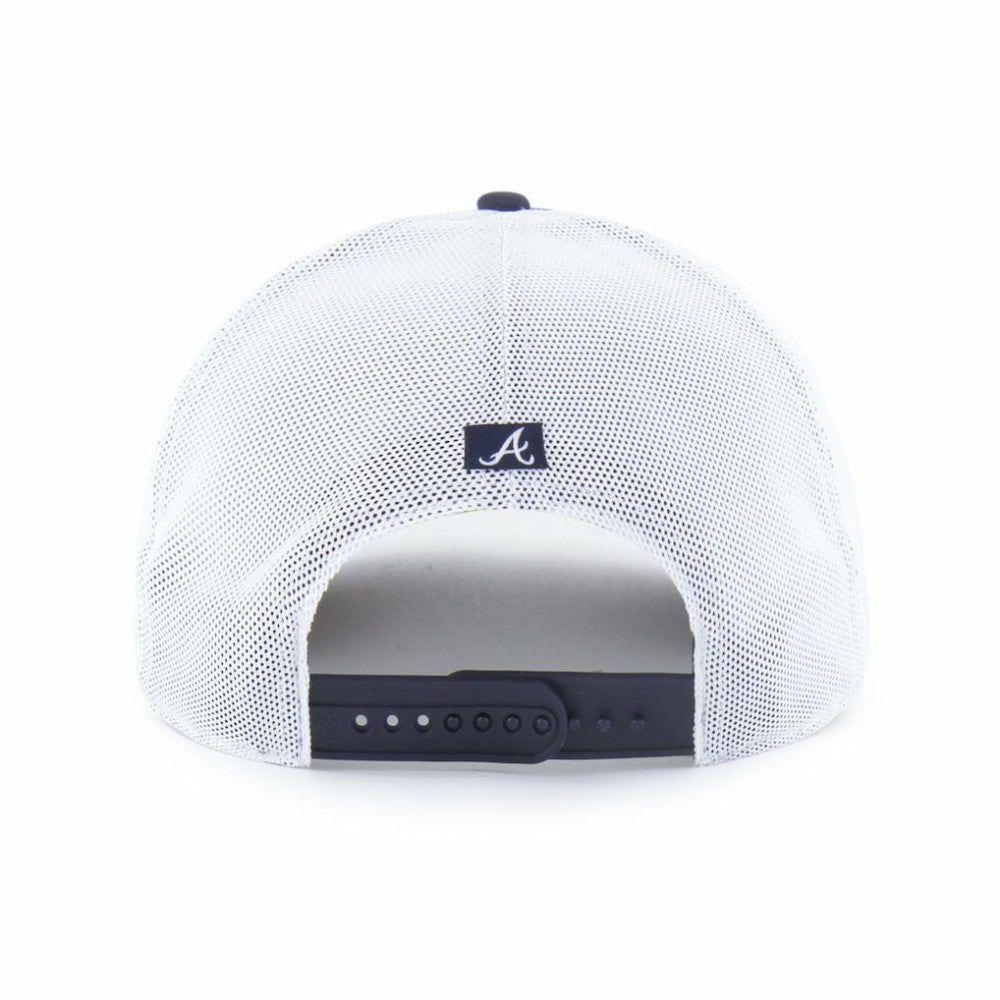 Navy Atlanta Braves '47 Brrr Downburst Mesh Hitch Adjustable Hat