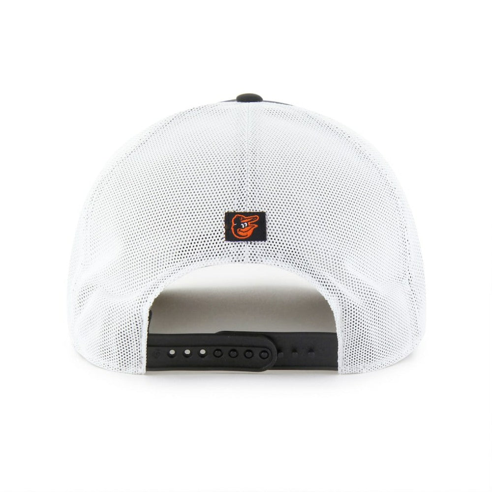 Black Baltimore Orioles '47 Brrr Downburst Mesh Hitch Adjustable Hat
