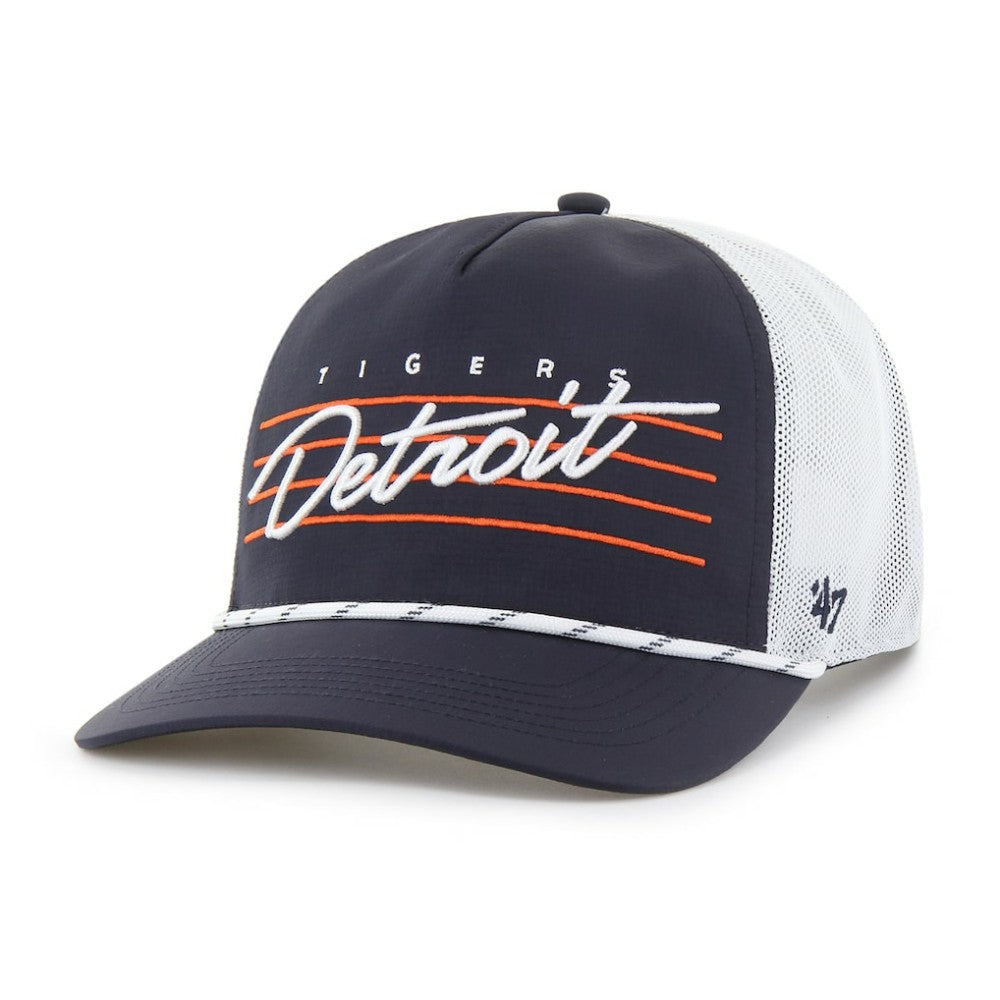 Navy Detroit Tigers '47 Brrr Downburst Mesh Hitch Adjustable Hat