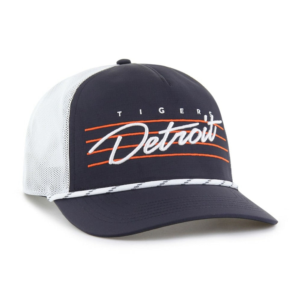 Navy Detroit Tigers '47 Brrr Downburst Mesh Hitch Adjustable Hat