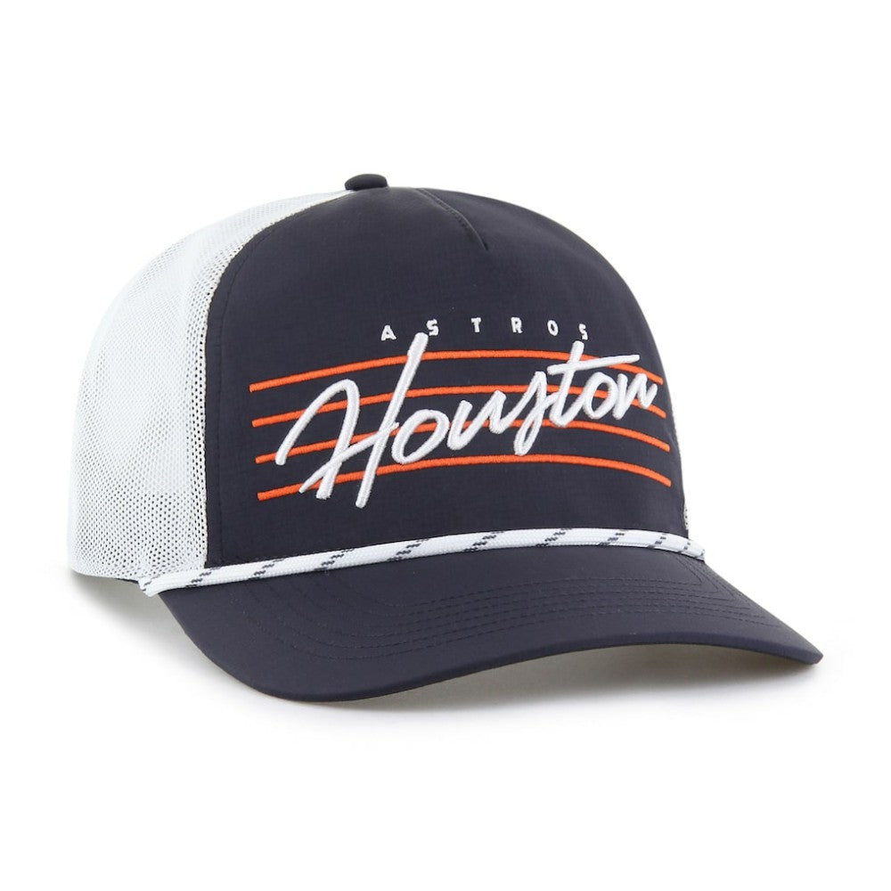 Navy Houston Astros '47 Brrr Downburst Mesh Hitch Adjustable Hat