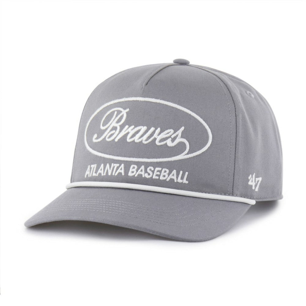 Gray Atlanta Braves '47 Foundational Hitch Adjustable Hat
