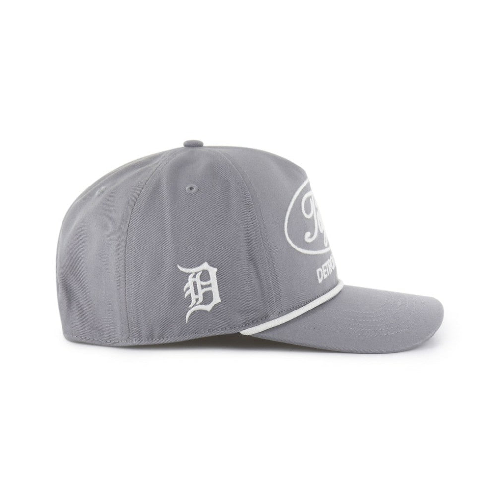 Gray Detroit Tigers '47 Foundational Hitch Adjustable Hat