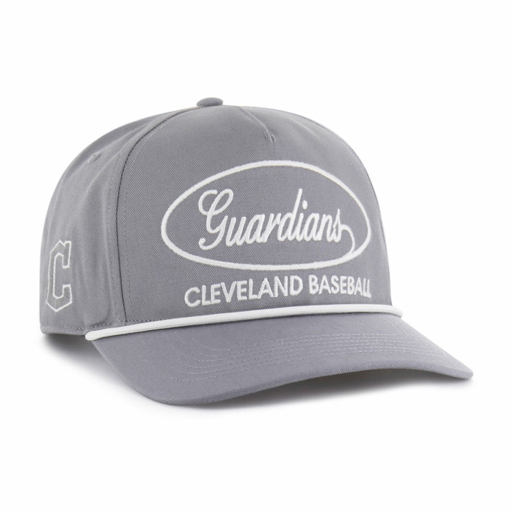 Gray Cleveland Guardians '47 Foundational Hitch Adjustable Hat
