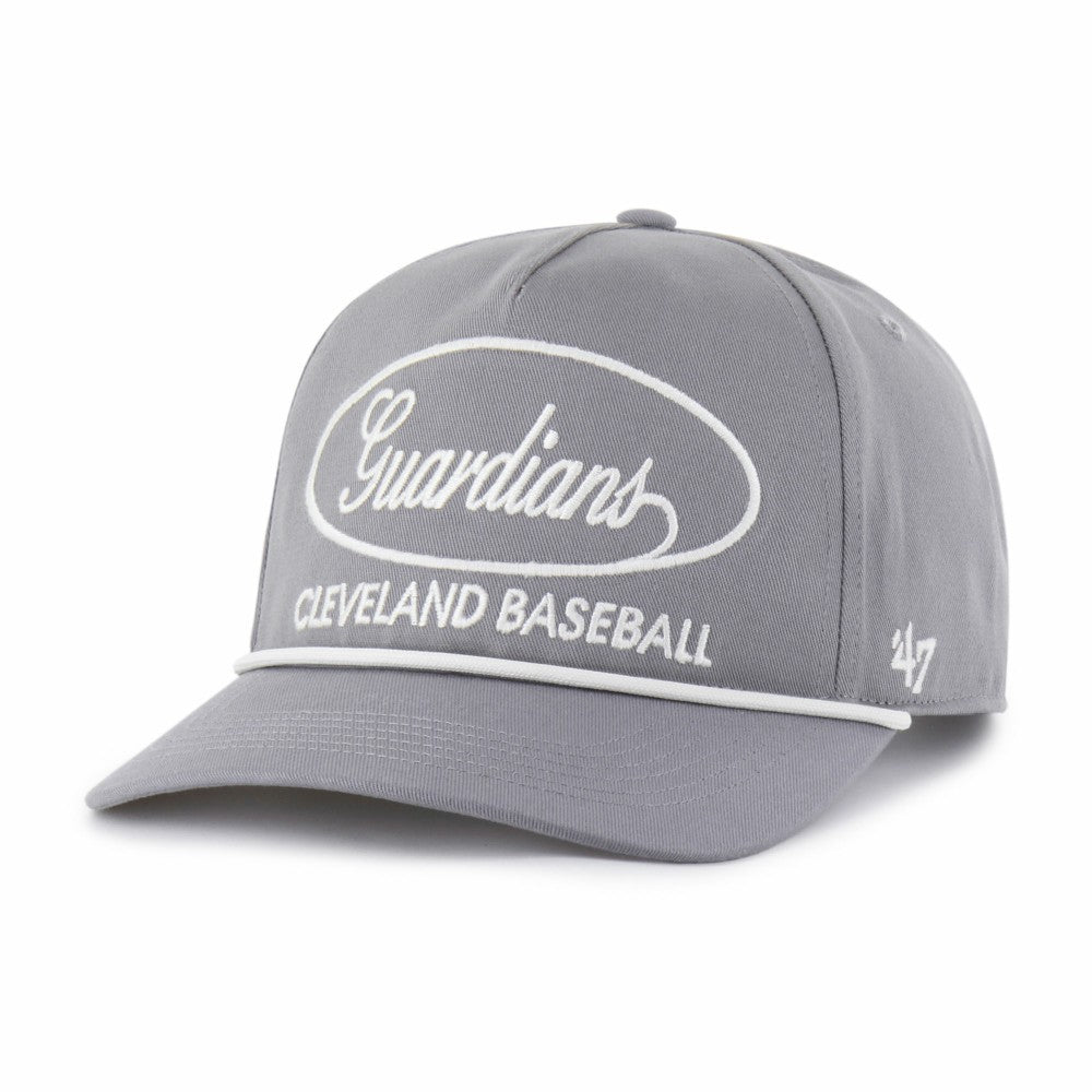 Gray Cleveland Guardians '47 Foundational Hitch Adjustable Hat