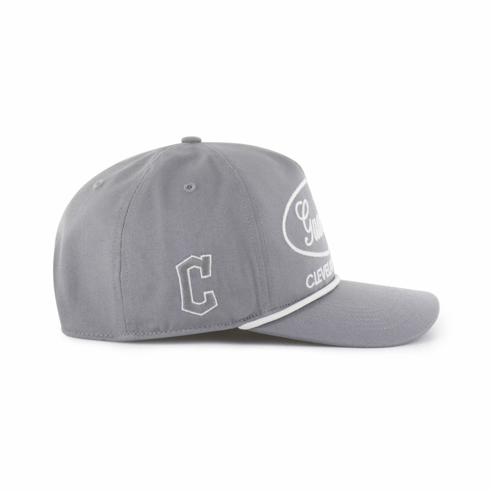 Gray Cleveland Guardians '47 Foundational Hitch Adjustable Hat