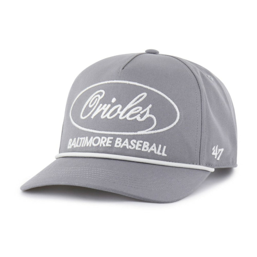Gray Baltimore Orioles '47 Foundational Hitch Adjustable Hat