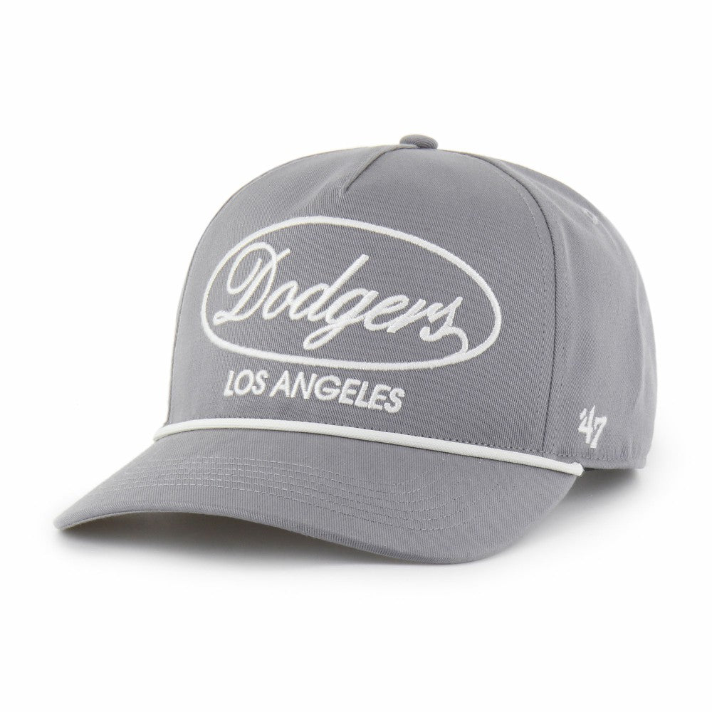Gray Los Angeles Dodgers '47 Foundational Hitch Adjustable Hat