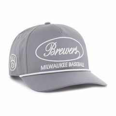 Gray Milwaukee Brewers '47 Foundational Hitch Adjustable Hat