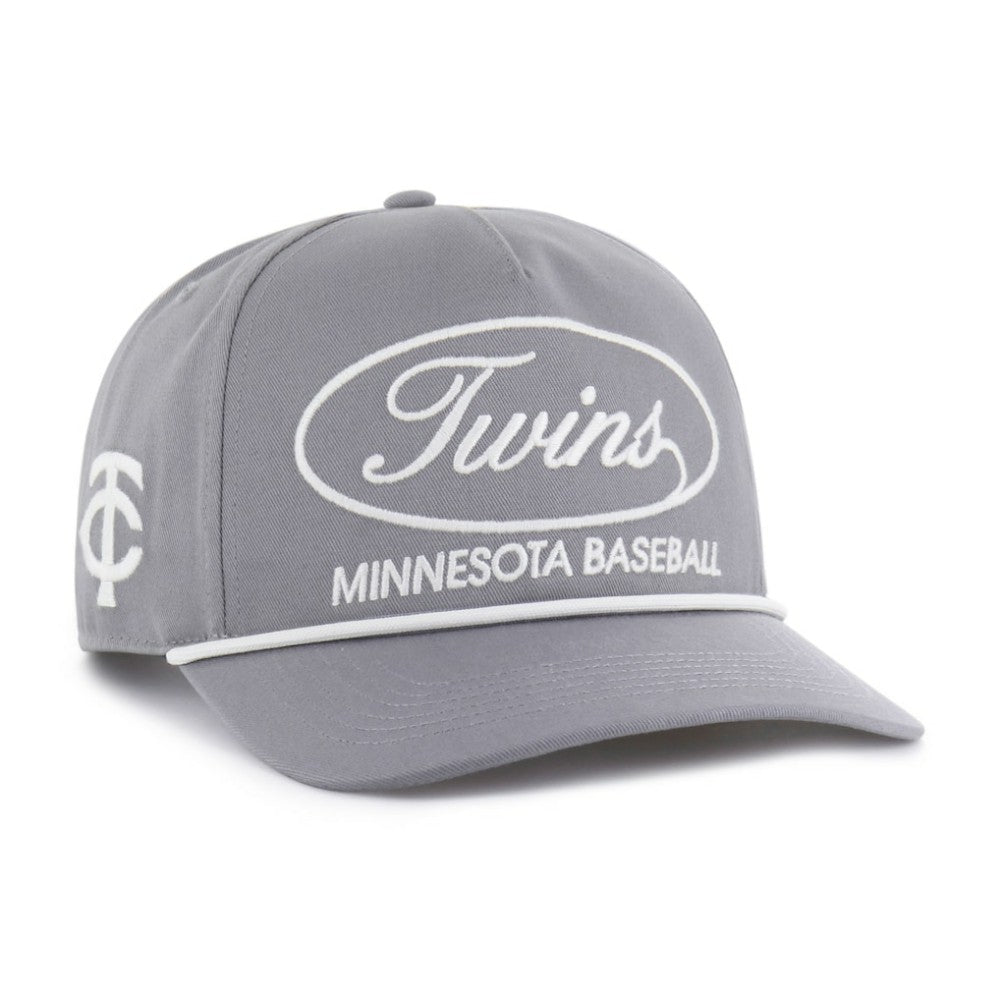 Gray Minnesota Twins '47 Foundational Hitch Adjustable Hat
