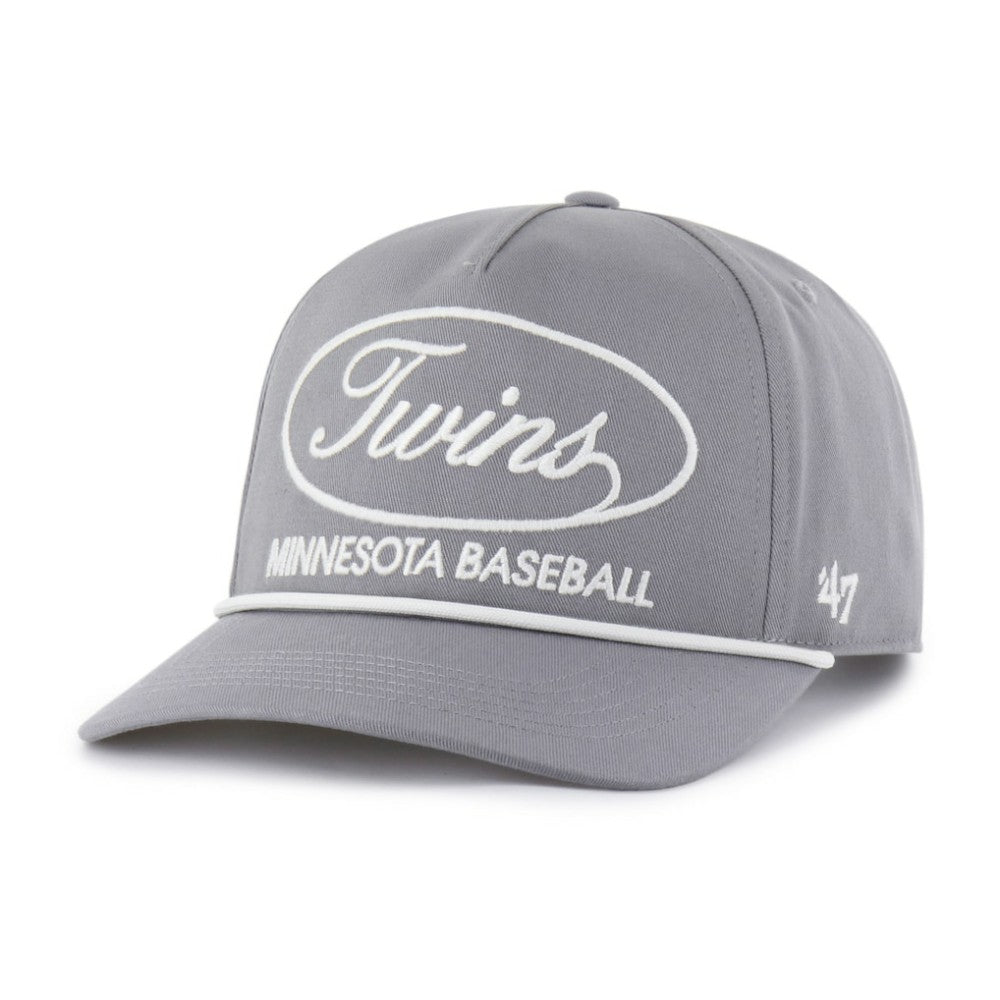 Gray Minnesota Twins '47 Foundational Hitch Adjustable Hat