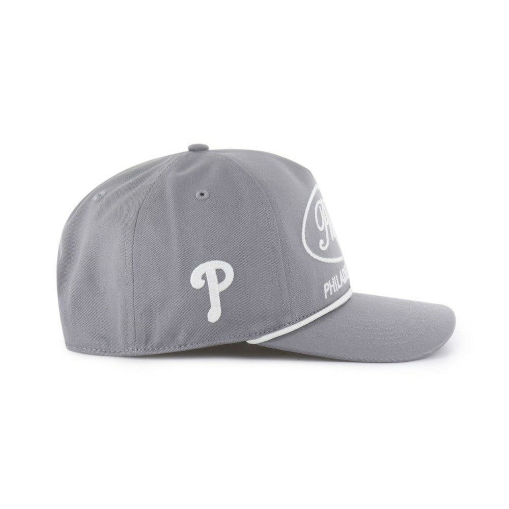 Gray Philadelphia Phillies '47 Foundational Hitch Adjustable Hat