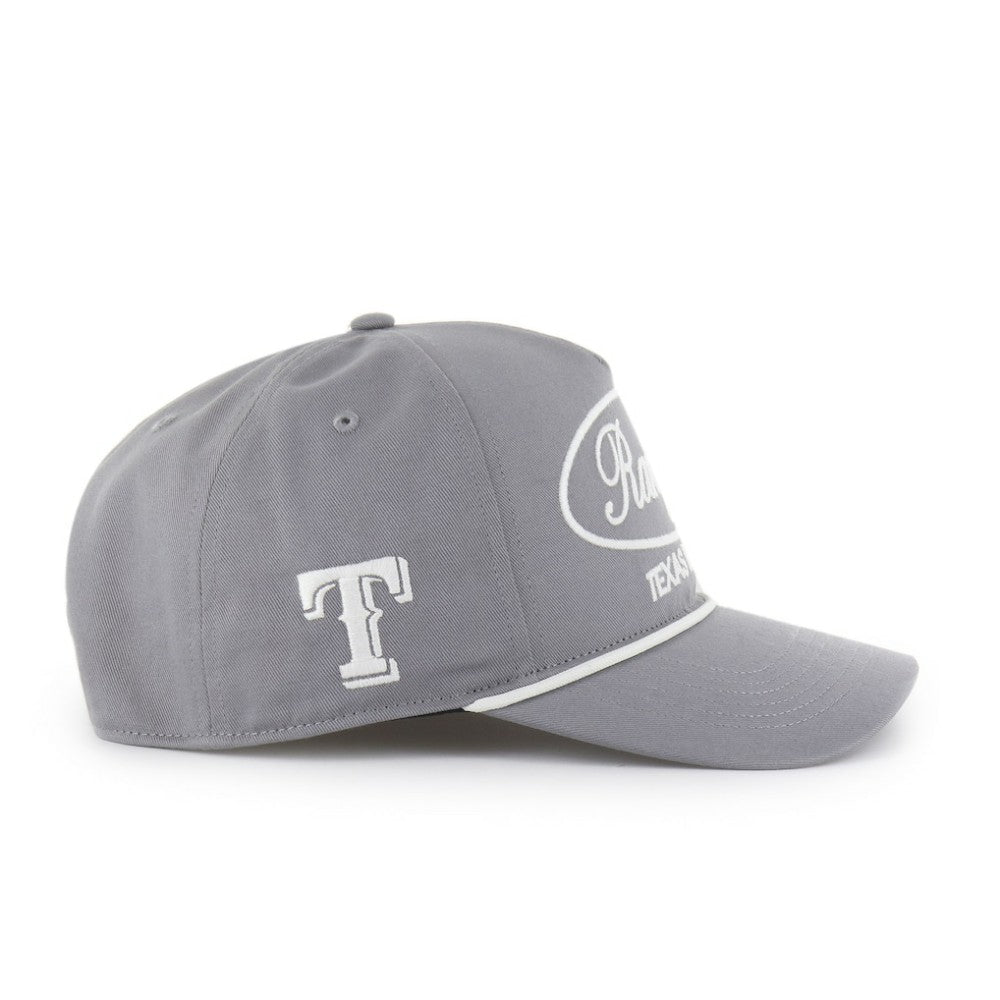 Gray Texas Rangers '47 Foundational Hitch Adjustable Hat