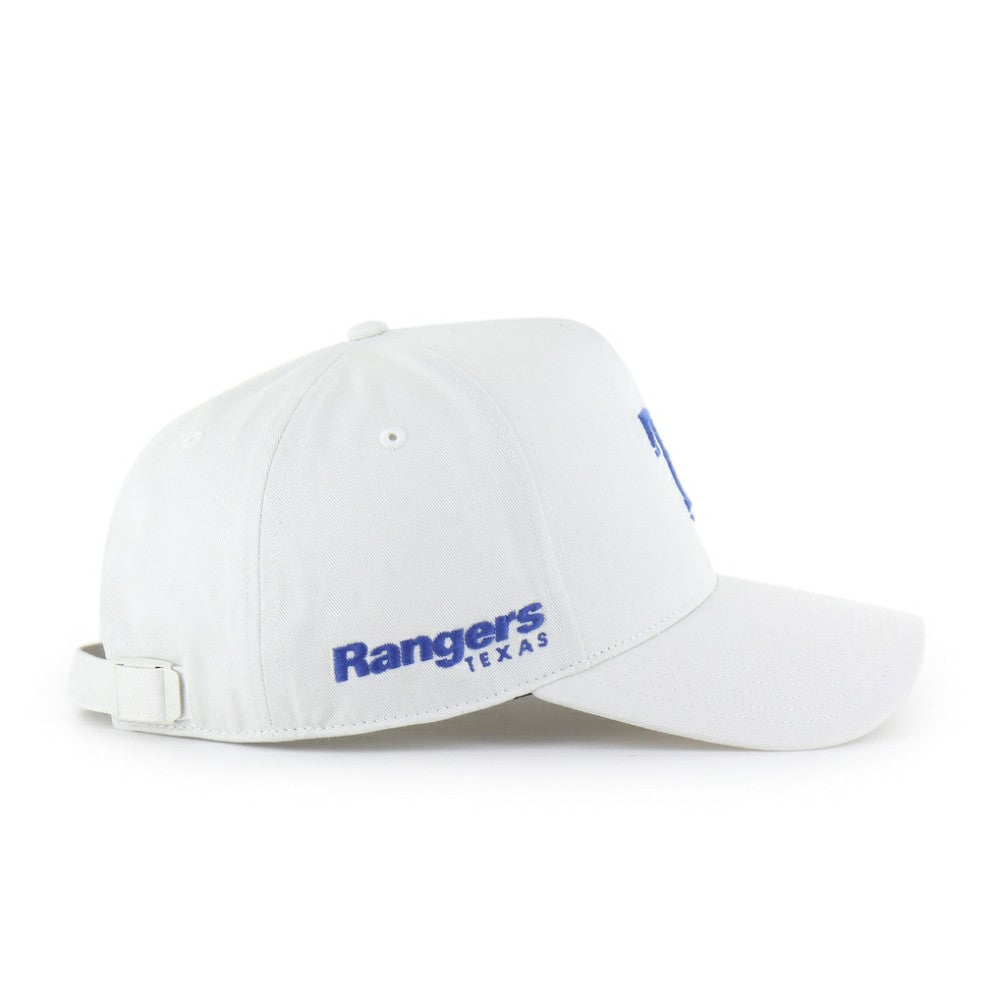White Texas Rangers '47 Foundational Pinch Offside Adjustable Hat