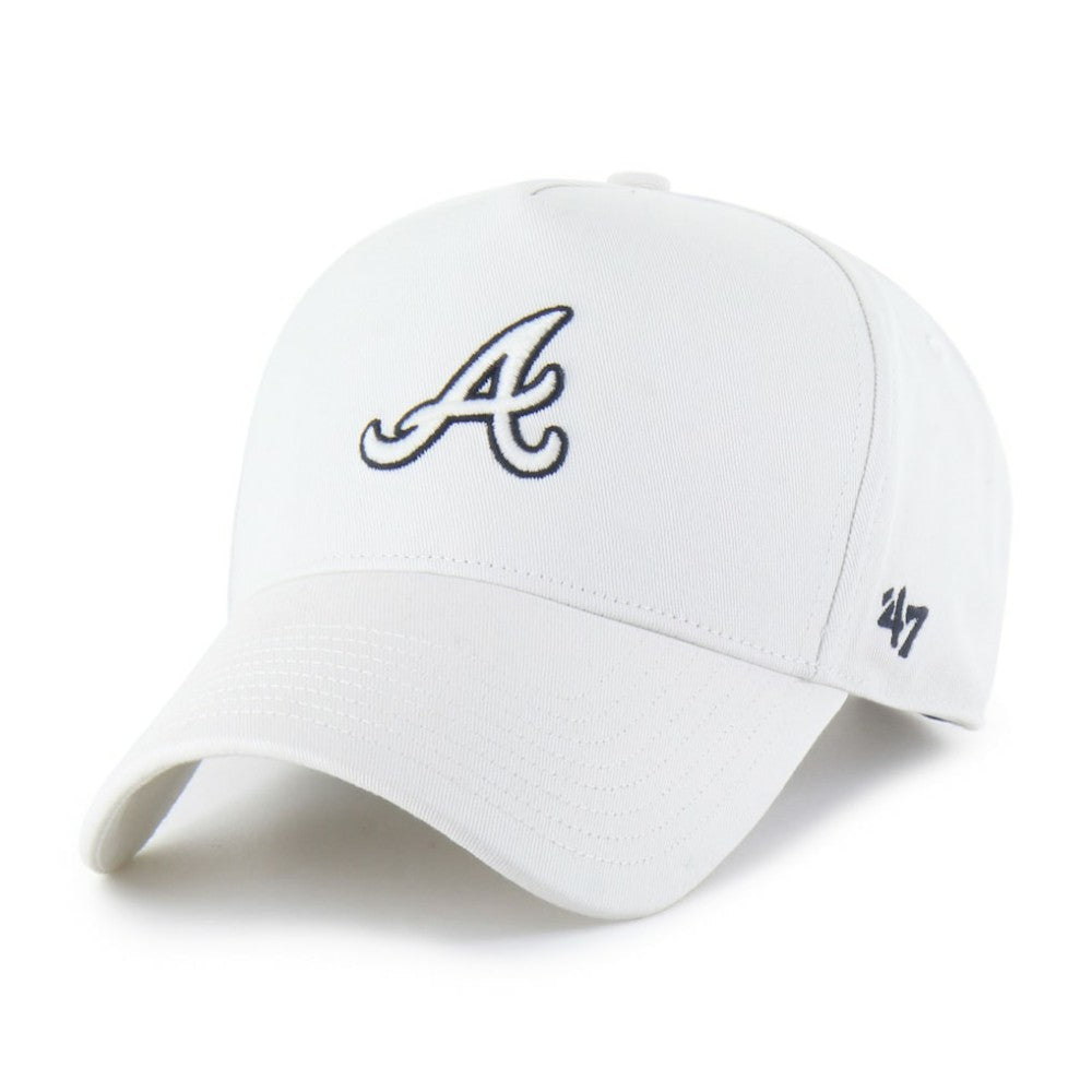 White Atlanta Braves '47 Foundational Pinch Offside Adjustable Hat