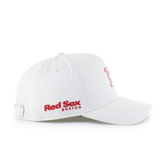White Boston Red Sox '47 Foundational Pinch Offside Adjustable Hat