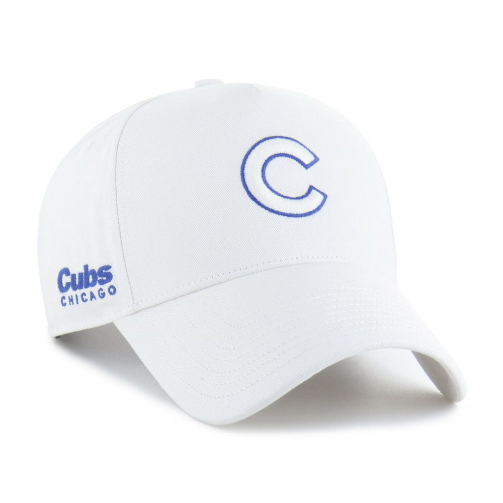 White Chicago Cubs '47 Foundational Pinch Offside Adjustable Hat