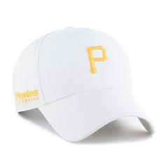 White Pittsburgh Pirates '47 Foundational Pinch Offside Adjustable Hat