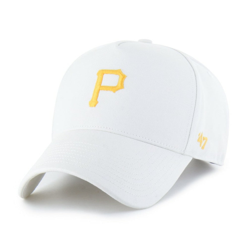 White Pittsburgh Pirates '47 Foundational Pinch Offside Adjustable Hat