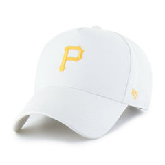 White Pittsburgh Pirates '47 Foundational Pinch Offside Adjustable Hat