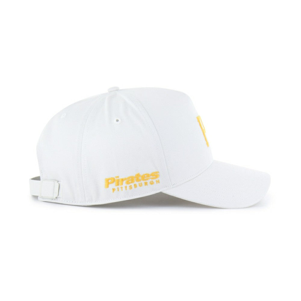 White Pittsburgh Pirates '47 Foundational Pinch Offside Adjustable Hat
