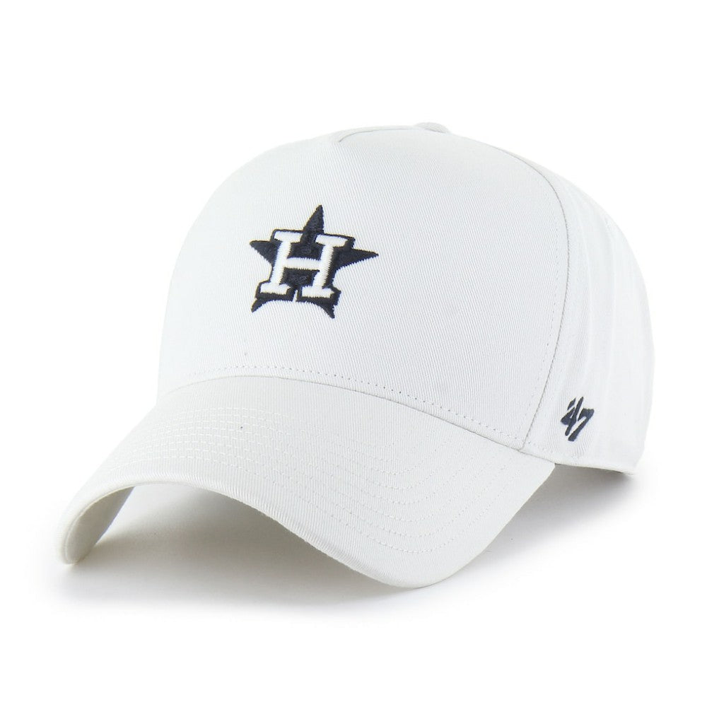 White Houston Astros '47 Foundational Pinch Offside Adjustable Hat