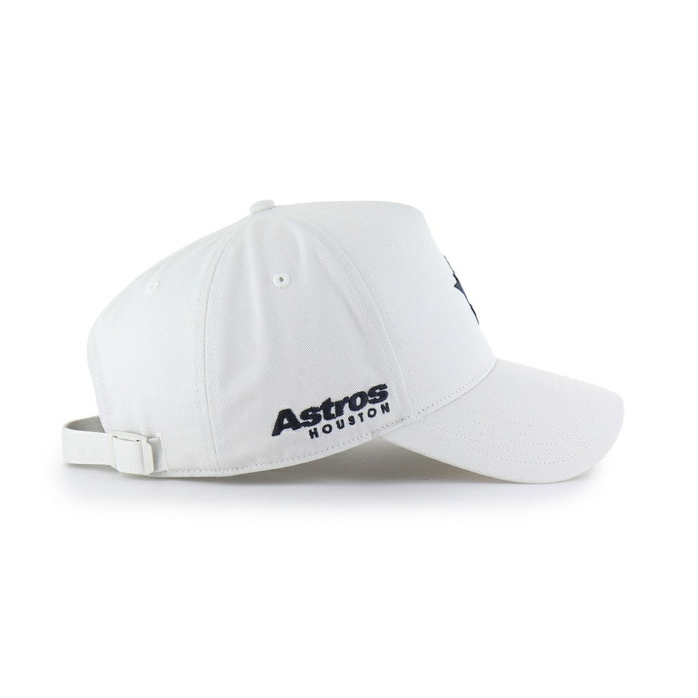 White Houston Astros '47 Foundational Pinch Offside Adjustable Hat