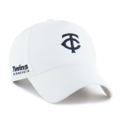 White Minnesota Twins '47 Foundational Pinch Offside Adjustable Hat